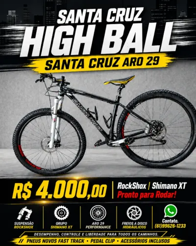 Bicicleta Santa Cruz Highball aro 29