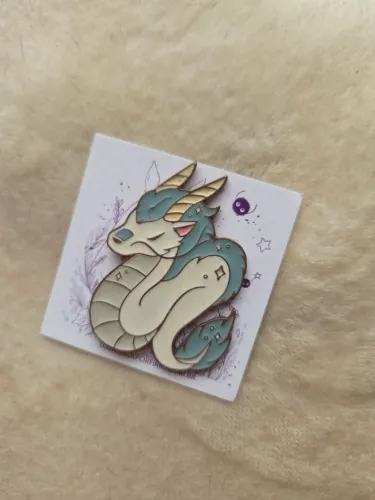 Enamel pin broche kohaku haku a viagem de chihiro spirited away kaol