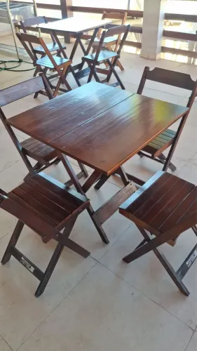 Combo 2 freezer + 6 jogo de mesas 