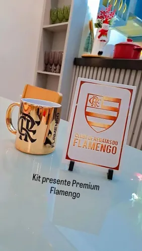 KIT CANECA E AZULEJO DECORATIVO TIME