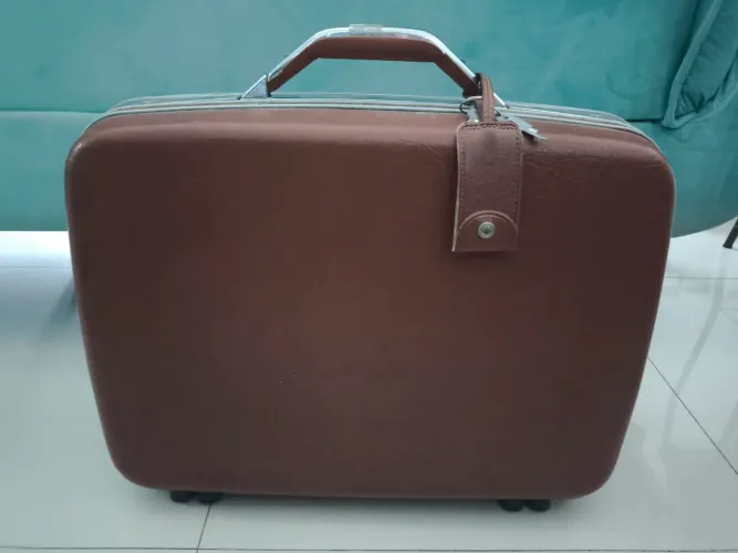 Mala vintage Samsonite couro
