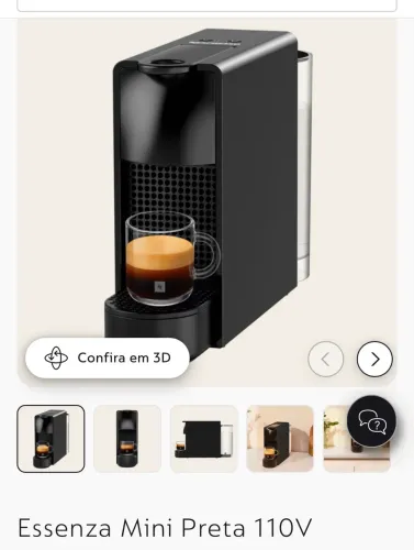 Cafeteira Nespresso mini 110v