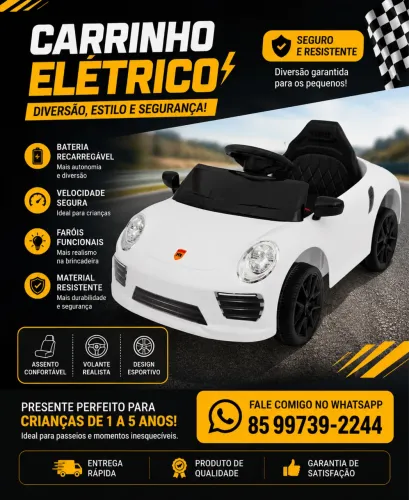 Carrinho elétrico infantil 