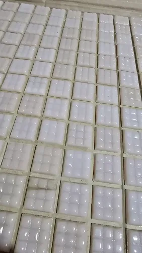 Pastilha resinada na cor candy rosa salmão
