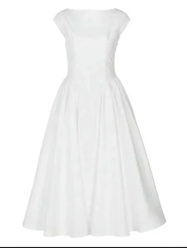 Vestido Mid Branco P