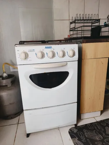 Fogão Dako 4 bocas funcionando tudo