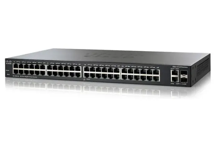 Switch Smart Small Business Cisco SG200-50 48 portas Gigabit RJ45