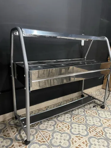 BUFFET TÉRMICO DE 8 COMPARTIMENTOS