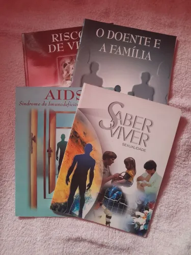 Saber viver KIT 4 LIVROS sexualidade, AIDs, o doente e a família e o risco de vida