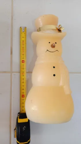 Boneco de neve que acende