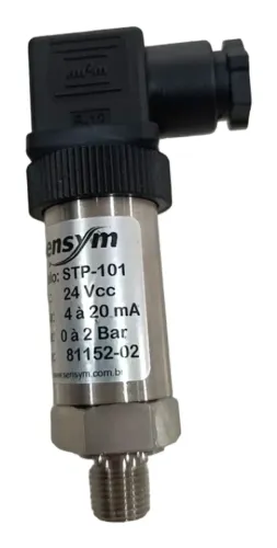 Transmissor de pressão Sensym 4-20 mA 0 à 2 Bar