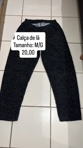 Calça de lã