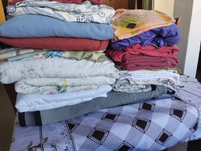 LOTE DE ROUPAS DE CAMA E BANHO 160