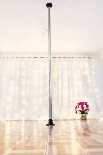 Barra de pole dance removível Giratória e estática Gaia