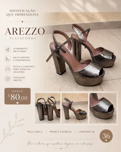 Sapatos super novos, usados uma vez, números 35 e 37