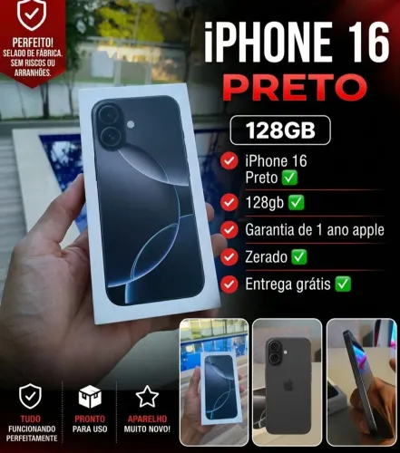 Iphone 16 lacrado 128gb