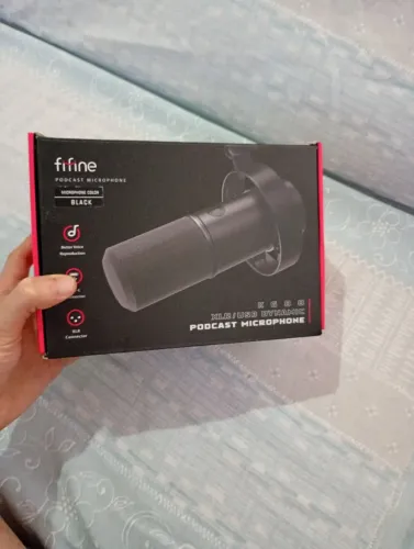 Microfone de podcast da Fifine