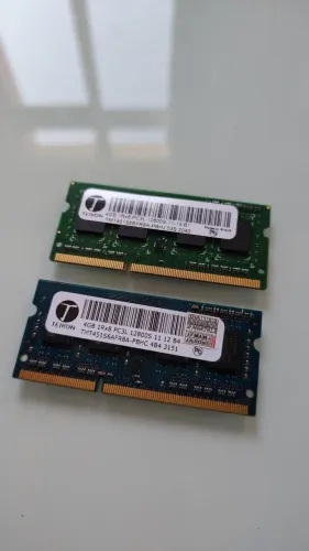 Kit Memória RAM Notebook 8GB (2x4GB) DDR3L 1600MHz PC3L-12800S Teikon