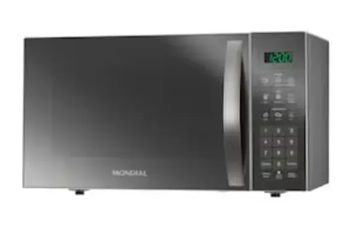 Forno de Micro-ondas Mondial Line MO-02-34-E Cinza Espelhado - 220V