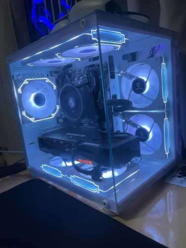 Ryzen 5 5500, A520m Asus, Nvme 500gb e Sata 480gb Kingston, Gabinete Aquario 7 fans