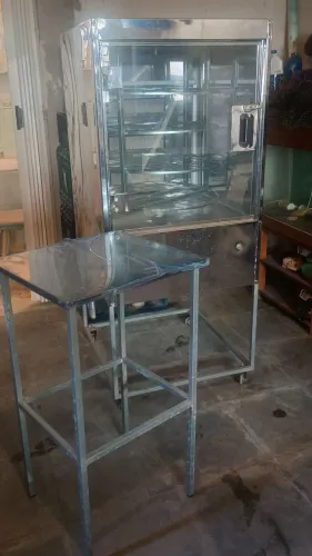 Máquina de assar frango/ 4 bandejas giratórias