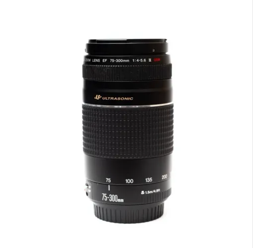 Lente cânon ef 75-300mm III USM Ultrassonic, perfeita para esportes e eventos!!