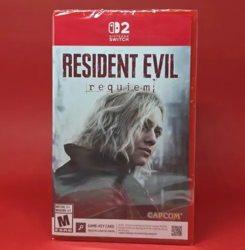 Novo Resident Evil Requiem switch 2 lacrado