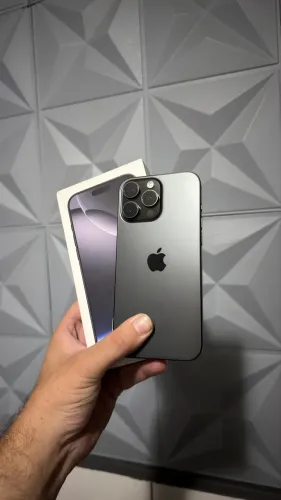 iPhone 16 pro Max preto 256 GB Garantia Apple até setembro 2026