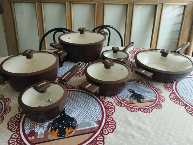 Jogo de Panelas Indução Bella Capri Ceramic 22 Peças Premium - Novo na Caixa