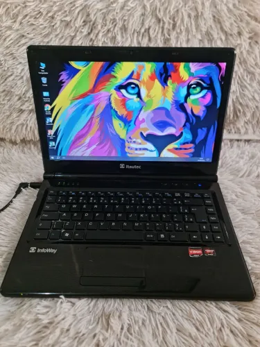 NOTEBOOK HP ITAUTEC AMD  DUALCORE 6GB DE RAM HD500GB TELA 14 NOVINHO