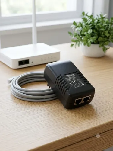 Fonte Injetor PoE 24V 1A 2Flex Bivolt Fast Ethernet 10/100M Original