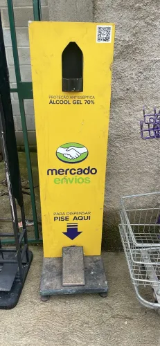 Suporte para álcool em gel