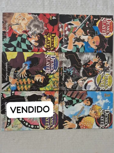 Mangá demon slayer 1-5