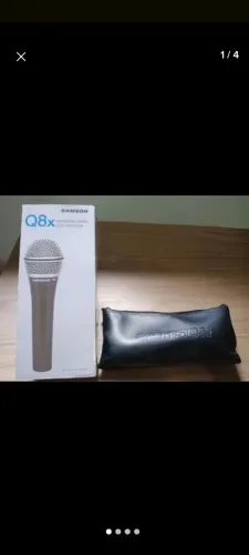 Microfone Samson Q8x profissional