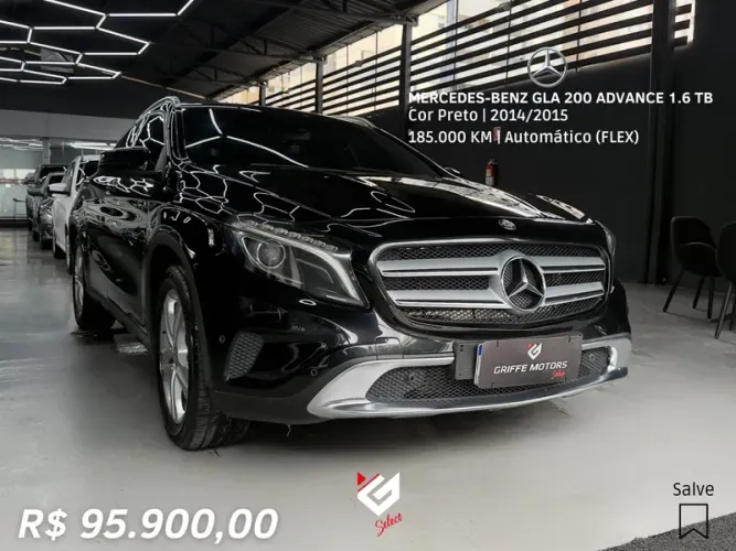 Mercedes-Benz GLA 200 Adv. 1.6/1.6 TB 16V Flex Aut. 2015