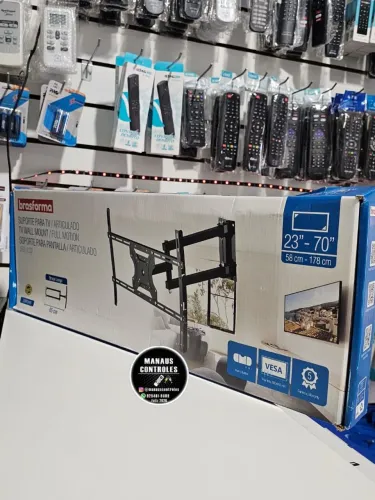 Suporte para tvs até 70 polegadas com braço longo articulado