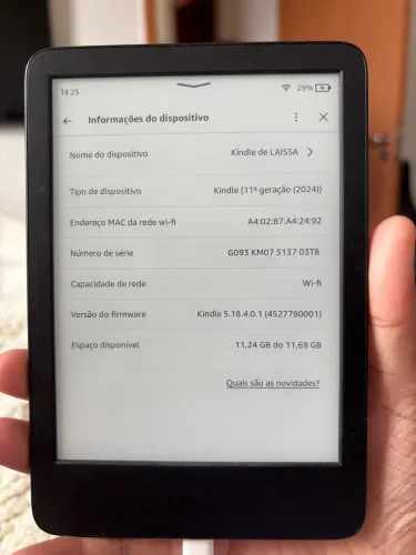 Kindle 11ª Geração 12GB