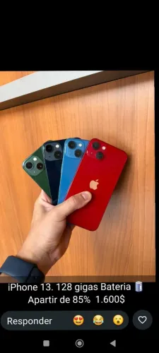 Celular iPhone 13.128 GB celular tudo original 