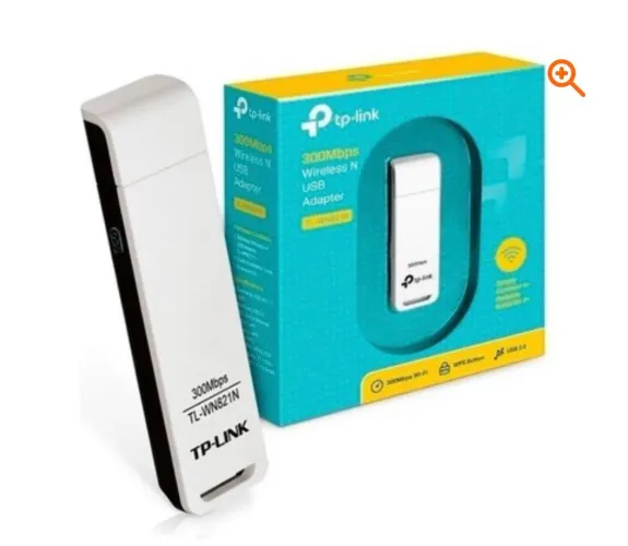 TP-Link Adaptdor Wireless Tp-Link 300mbps Usb - Tl-Wn821n, Branco