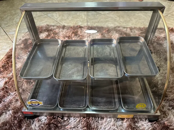 Estufa Ouro Curva Dupla 8 bandejas 220v