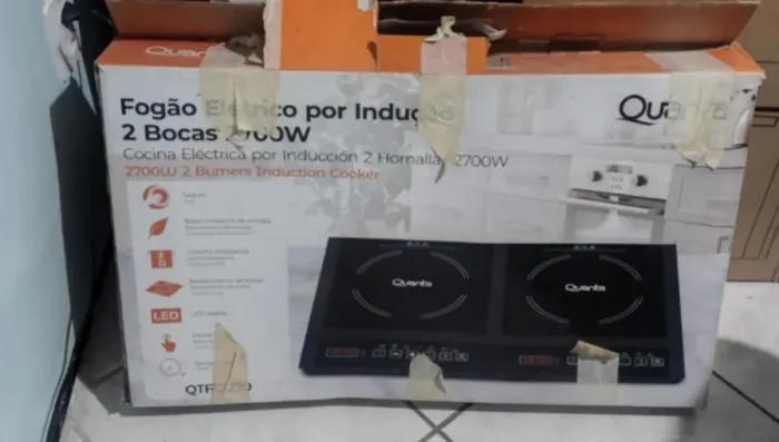Cooktop Indução Quanta 2 Bocas - NOVO