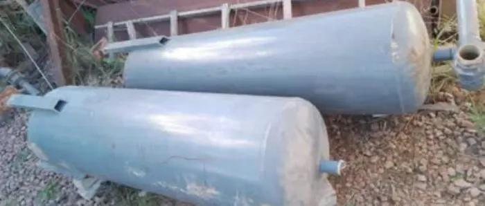 Tanques pressão vácuo cap.  300 litros , 5 mm espessura da parede
