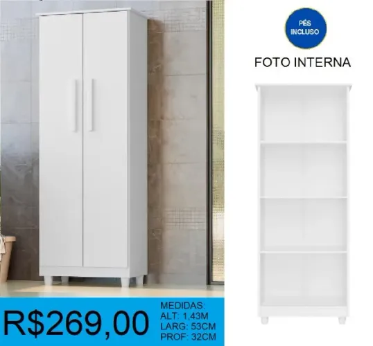 Multiuso larg:53cm alt:1,43m - à pronta entrega