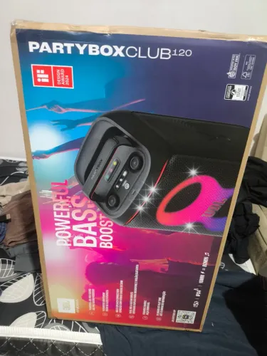 JBL PartyBox 120 Nova Lacrada + Nota Fiscal - Até 10x Sem Juros