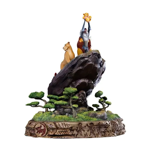 Estátua O Rei Leão Deluxe Disney 100th O Rei Leão Art Scale 1/10 Iron Studios