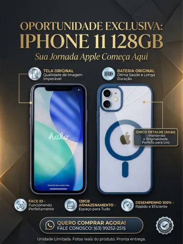 IPhone 11 128gb mais impecável que você já viu
