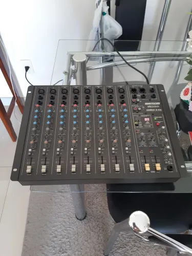 Mesa de som com 8 canais Wattsom cicloton Ambw8ES proficional áudio mixer
