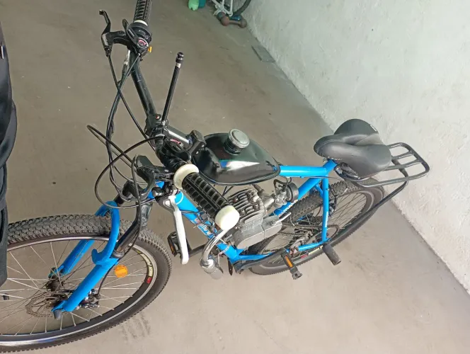 Bicicleta motorizada 80 cc com nota fiscal.