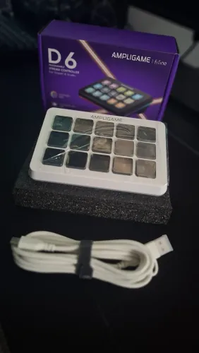 Stream Deck Fifine D6 - Branco