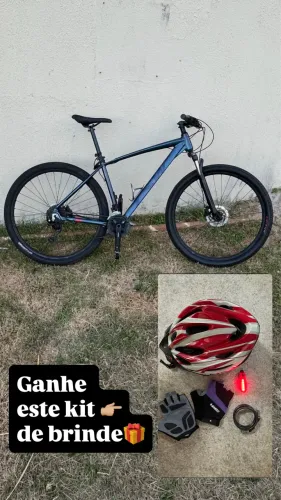 Bicicleta MTB TSW Hunch Plus Aro 29 - 27v Shimano (Quadro 19) + Kit brindes